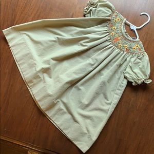 Orient Expressed 3T Smock Dress Autumn Green